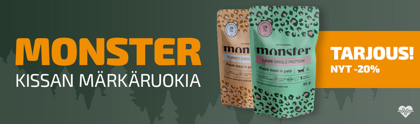 Monster kissan märkäruokia -20%
