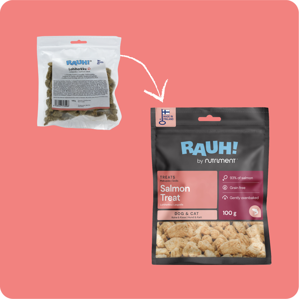RAUH! Salmon Treat 100 g - Lohiherkku 100 g