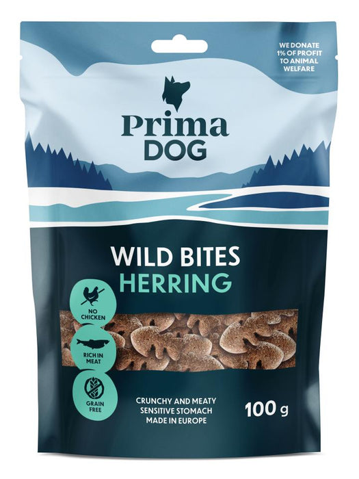 PrimaDog Wild Bites silli-mausteneilikka 100 g