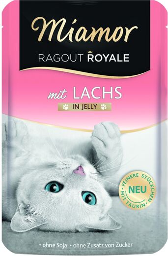 Miamor Ragout Royale in Jelly lohi kissalle 22 x 100 g