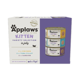Applaws Kissa Kitten lajitelma Jelly 6 x 70 g
