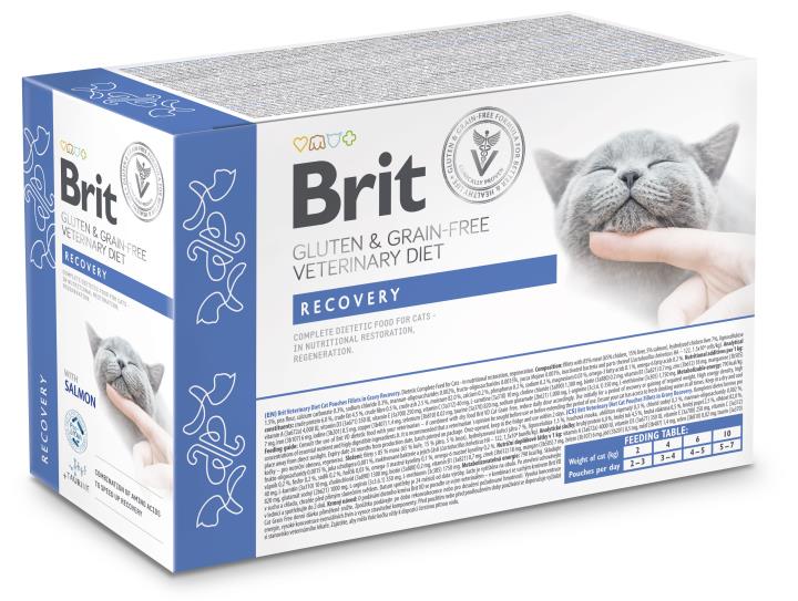 Brit Pouch Recovery with Salmon kissalle 85 g MAISTELUPAKKAUS