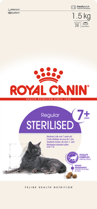 Royal Canin Sterilised 7+ kissalle 10 kg