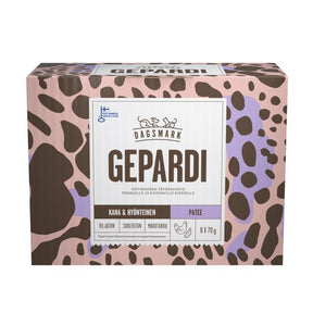 Dagsmark Gepardi kana-hyönteinen patee kissanpennulle 8 x 70 g