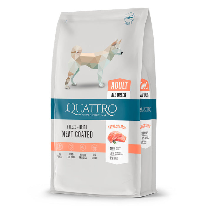 Quattro Adult Salmon All Breed koiralle 12 kg