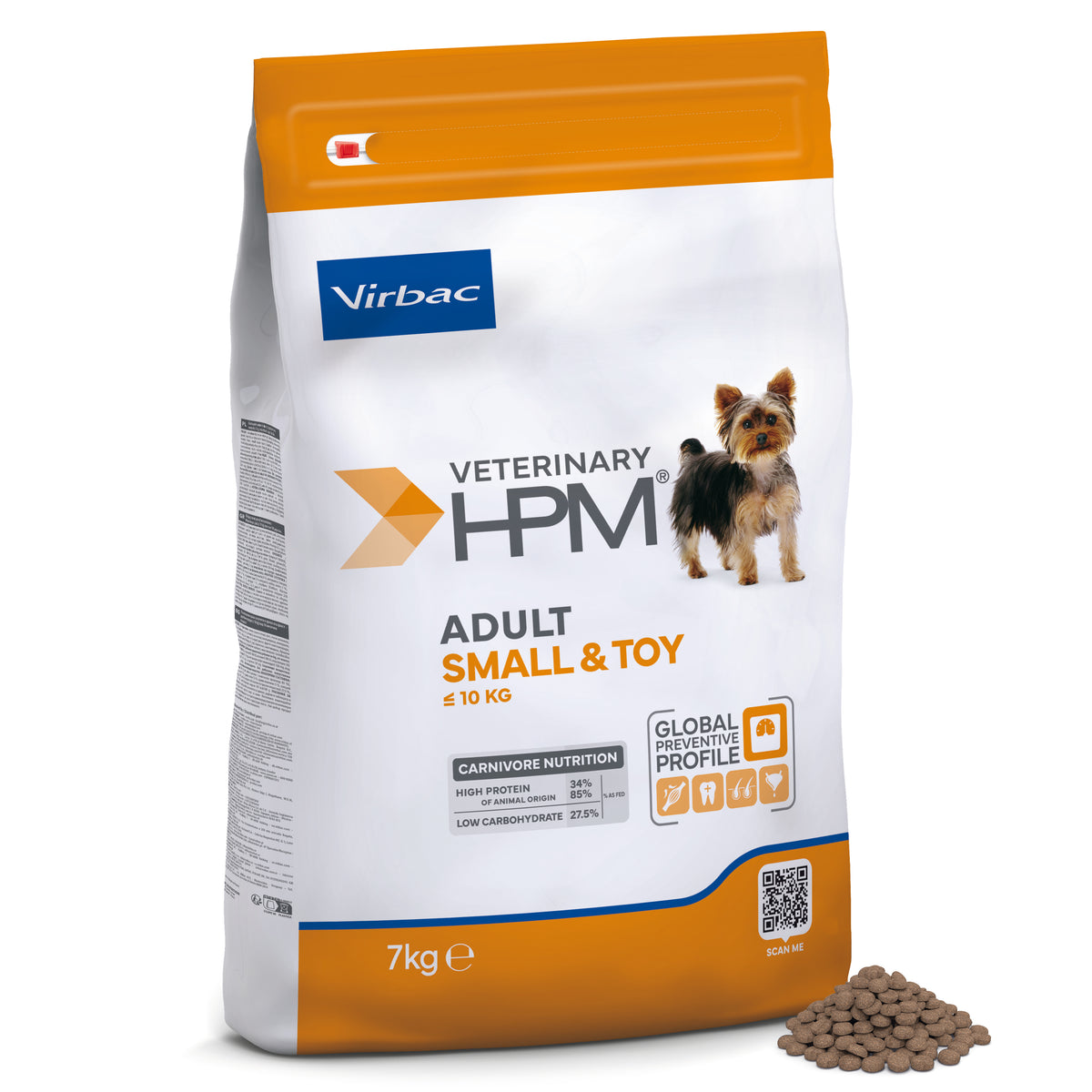 Virbac Adult Dog Small & Toy koiralle 7 kg