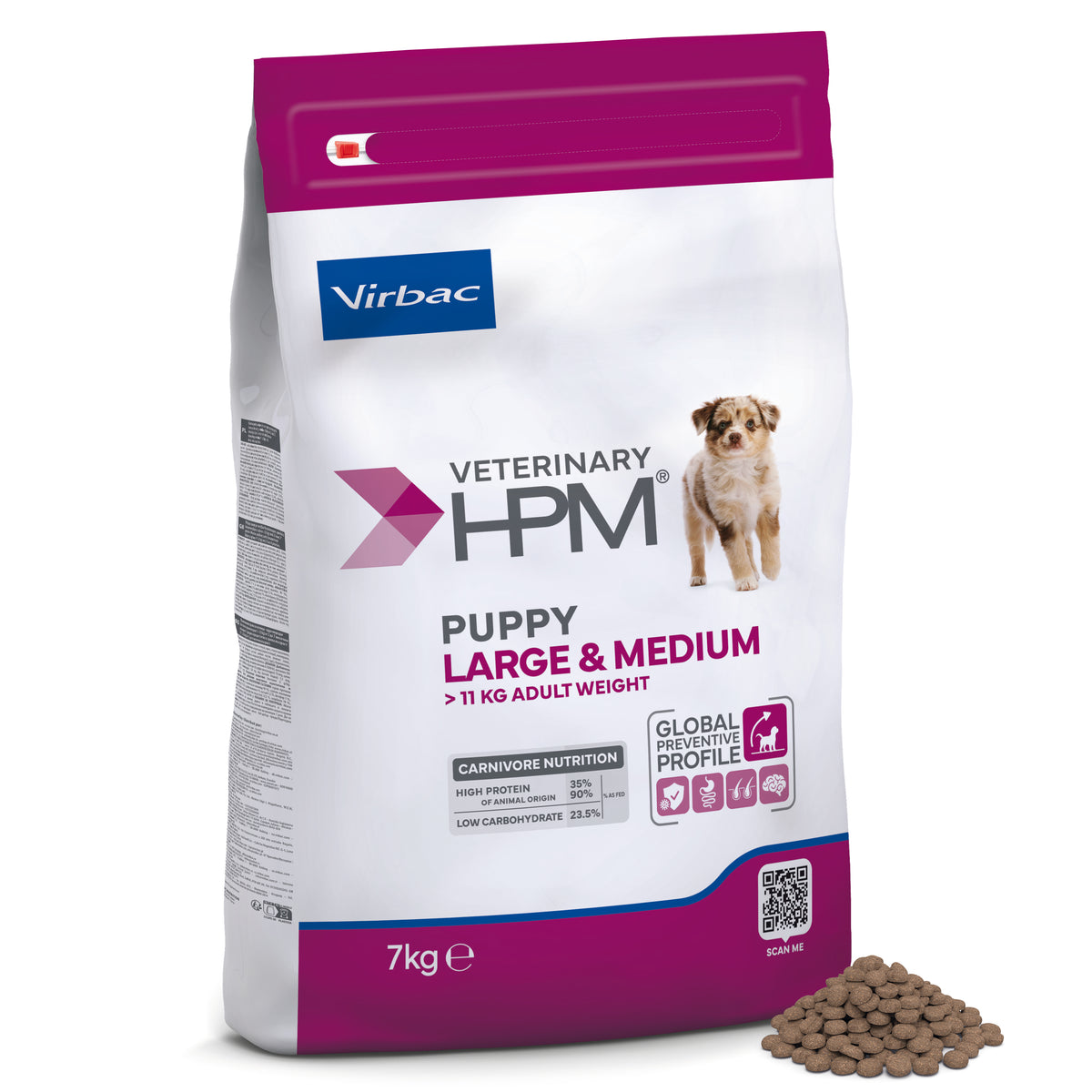 Virbac Dog Puppy Large & Medium koiralle 7 kg