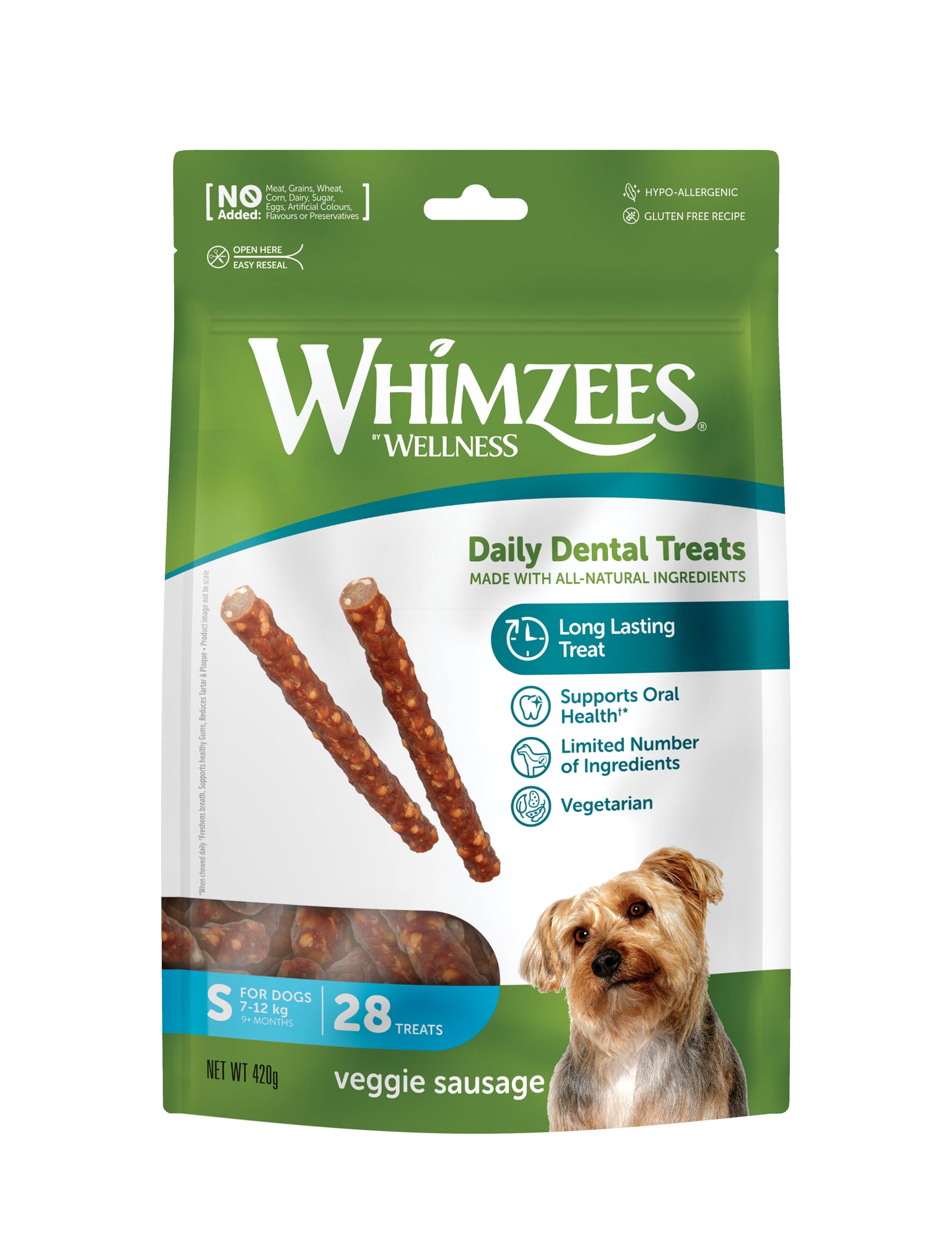 Whimzees Kasvismakkara S 28 kpl