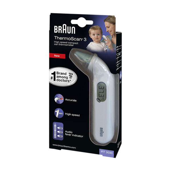 Braun ThermoScan 3 IRT 3030 korvakuumemittari