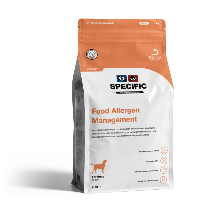 Specific CDD-HY Food Allergen Management koiralle 2 kg
