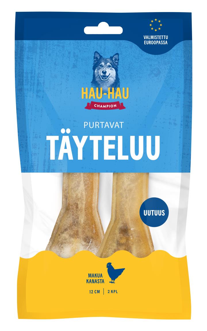 Hau-Hau Champion Kunnon puruluut Täyteluu kana 12 cm 2 kpl