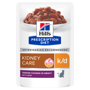 Hill's k/d Kidney Care ActivBiome+ Kidney Defense with Beef kissalle 12 x 85 g