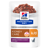 Hill's k/d Kidney Care ActivBiome+ Kidney Defense with Beef kissalle 85 g MAISTELUPAKKAUS