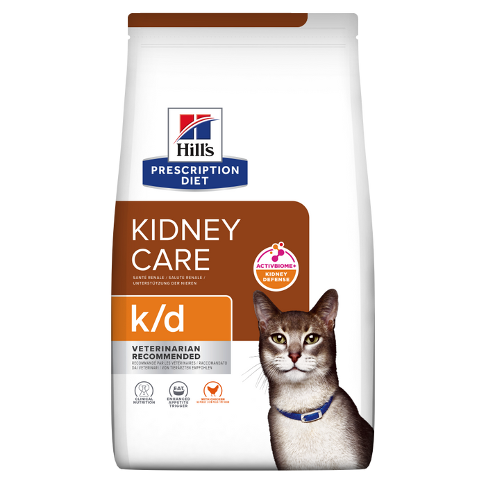 Hill's k/d Kidney Care ActivBiome+ Kidney Defense with Chicken kissalle 3 kg
