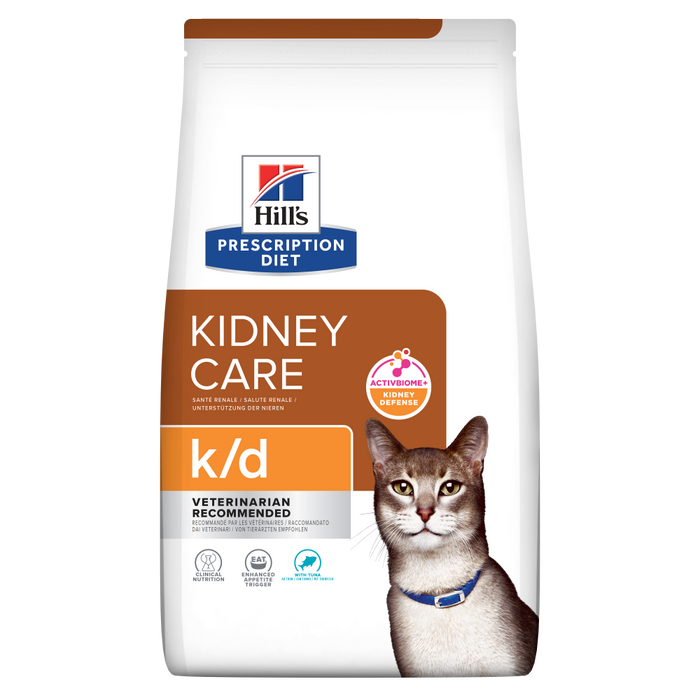 Hill's k/d Kidney Care ActivBiome+ Kidney Defense with Tuna kissalle 3 kg