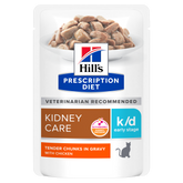 Hill's k/d Early Stage Kidney Care ActivBiome+ Kidney Defense with Chicken kissalle 85 g MAISTELUPAKKAUS
