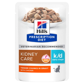 Hill's k/d Early Stage Kidney Care ActivBiome+ Kidney Defense with Chicken kissalle 85 g MAISTELUPAKKAUS