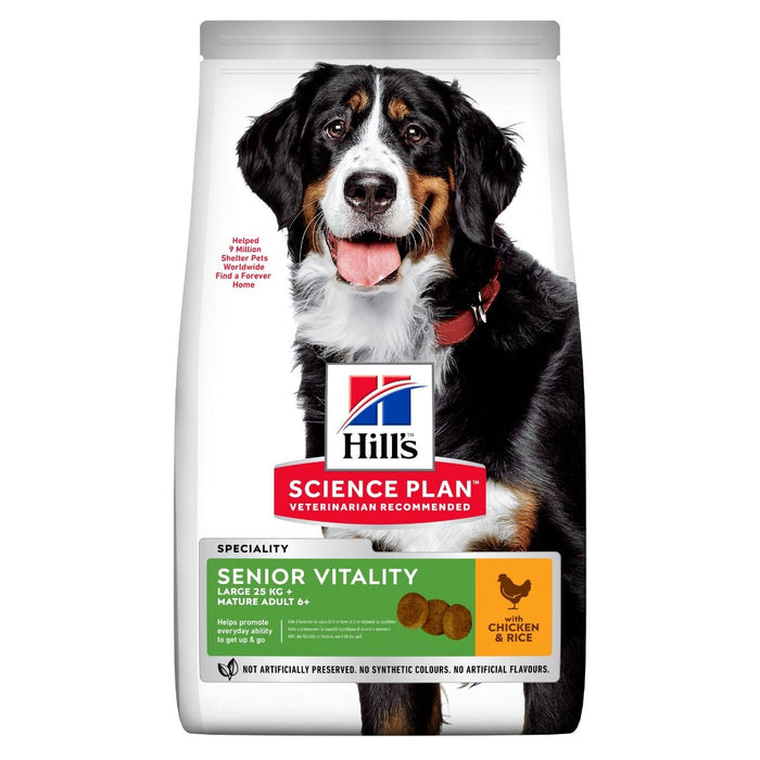 Hill's SP Senior Vitality Large with Chicken & Rice koiralle 12 kg
