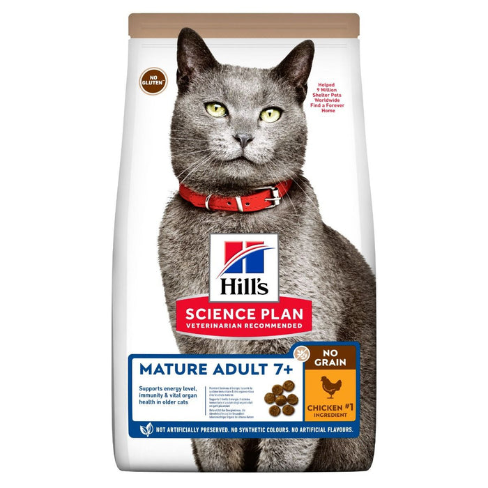 Hill's SP Mature Adult 7+ No Grain with Chicken kissalle 1,5 kg