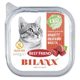 Best Friend Bilanx luomu nautapatee kissalle 16 x 100 g