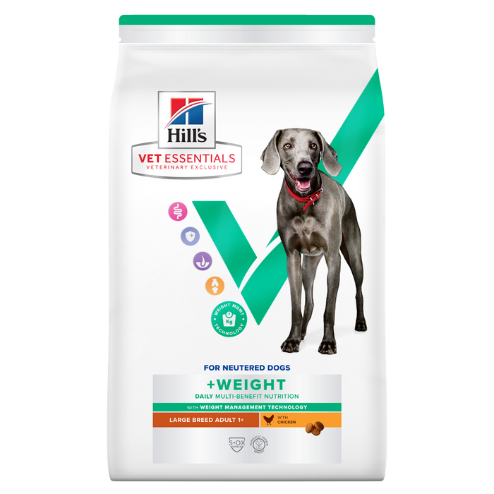 Hill's Vet Essentials Multi-Benefit + Weight Large Adult with Chicken koiralle 14 kg