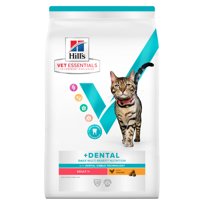 Hill's Vet Essentials Multi-Benefit + Dental Adult with Chicken kissalle 6,5 kg