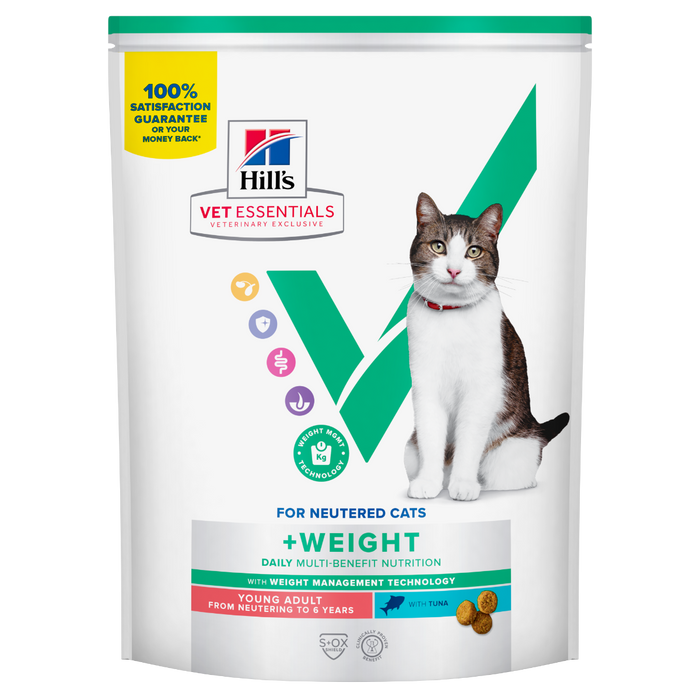 Hill's Vet Essentials Multi-Benefit + Weight Young Adult with Tuna kissalle 3 kg