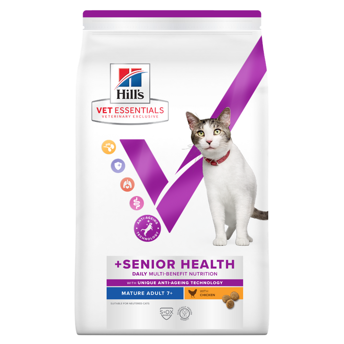 Hill's Vet Essentials Multi-Benefit + Senior Health Mature Adult 7+ with Chicken kissalle 1,5 kg