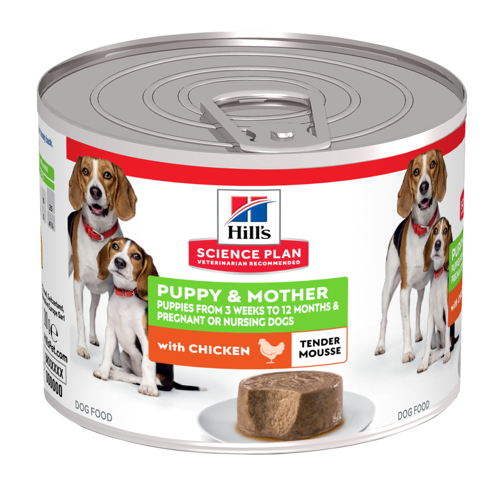 Hill's SP Puppy & Mother Tender Mousse with Chicken 200 g MAISTELUPAKKAUS