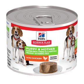 Hill's SP Puppy & Mother Tender Mousse with Chicken 200 g MAISTELUPAKKAUS