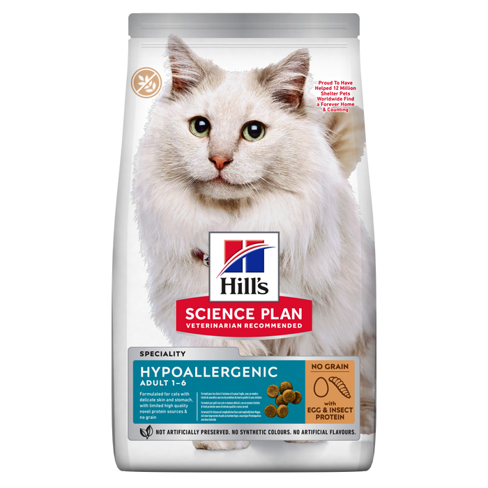 Hill's SP Hypoallergenic with Egg & Insect Adult kissalle 1,5 kg