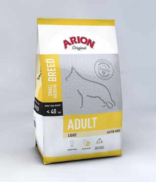Arion Original Adult Light Small & Medium Breed 12 kg RIKKOONTUNUT