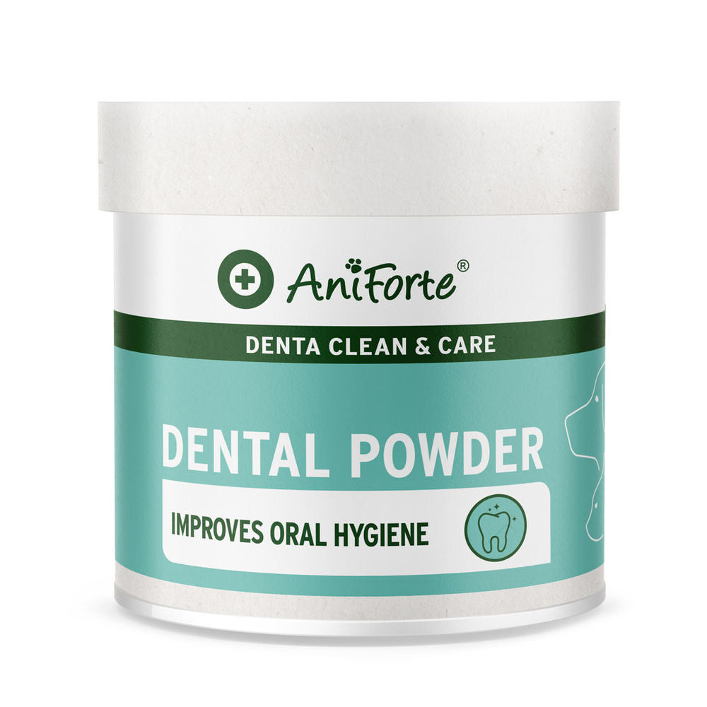 AniForte Denta Clean & Care Powder lisäravinne koiralle ja kissalle 80 g
