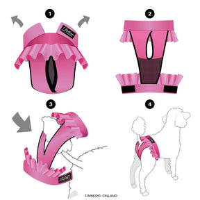 FinNero Ballerina juoksuhousut pinkki L