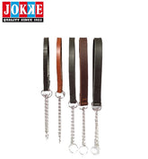 Jokke Basic - Musta Nahkapanta Ketjulla 30 - 44 cm x 18 mm