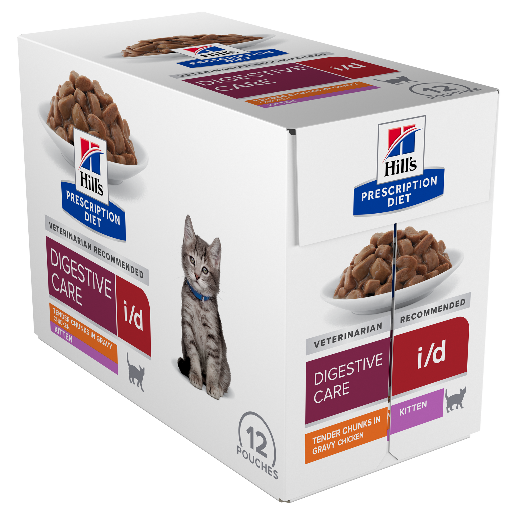 Hill's Prescription Diet i/d Digestive Care Wet with Chicken -ruoka kissanpennulle, annospussi