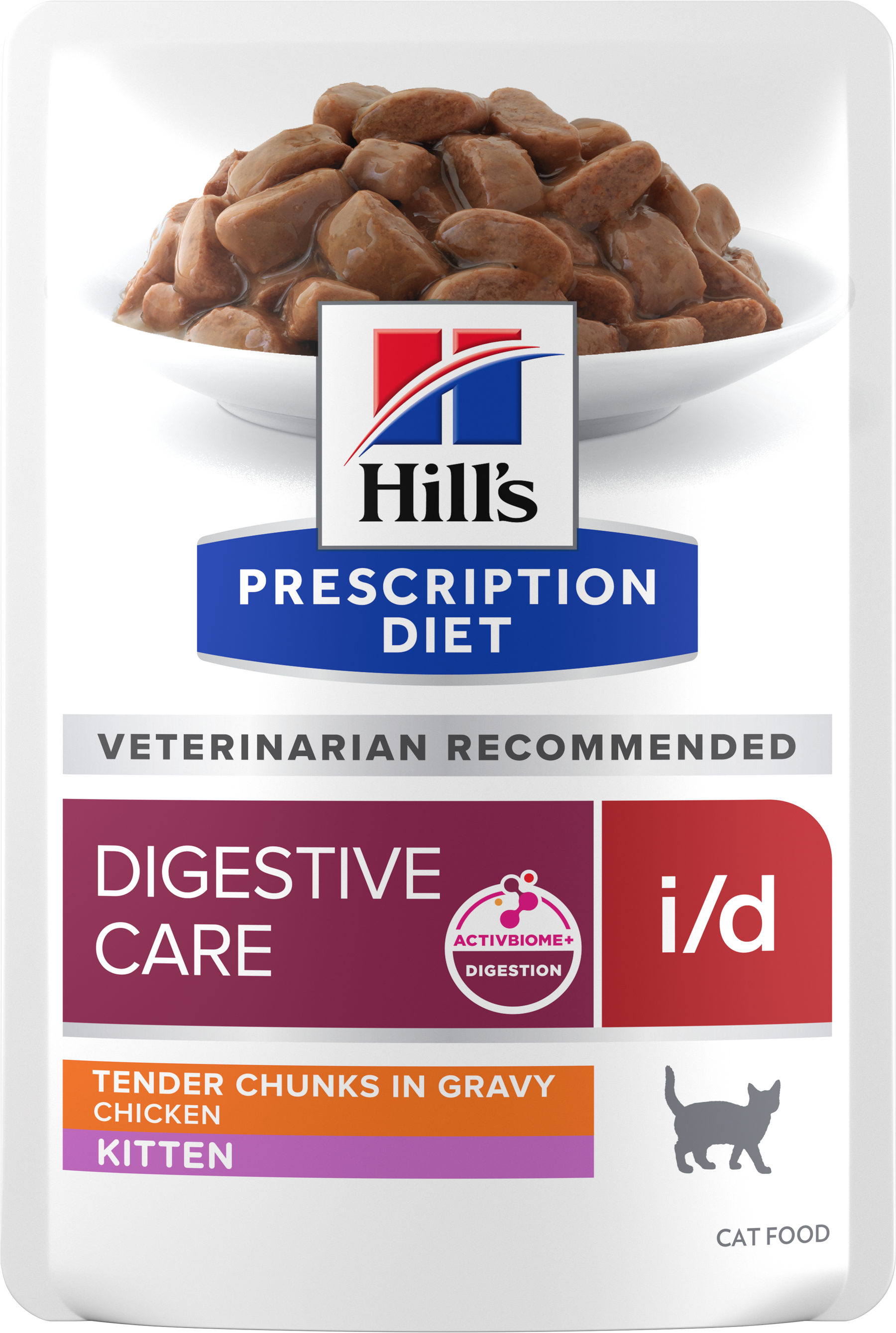 Hill's Prescription Diet i/d Digestive Care Wet with Chicken -ruoka kissanpennulle, annospussi