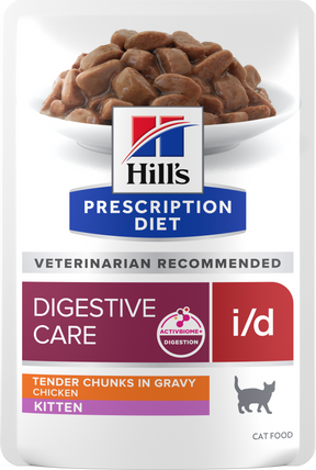Hill's Prescription Diet i/d Digestive Care Wet with Chicken -ruoka kissanpennulle, annospussi
