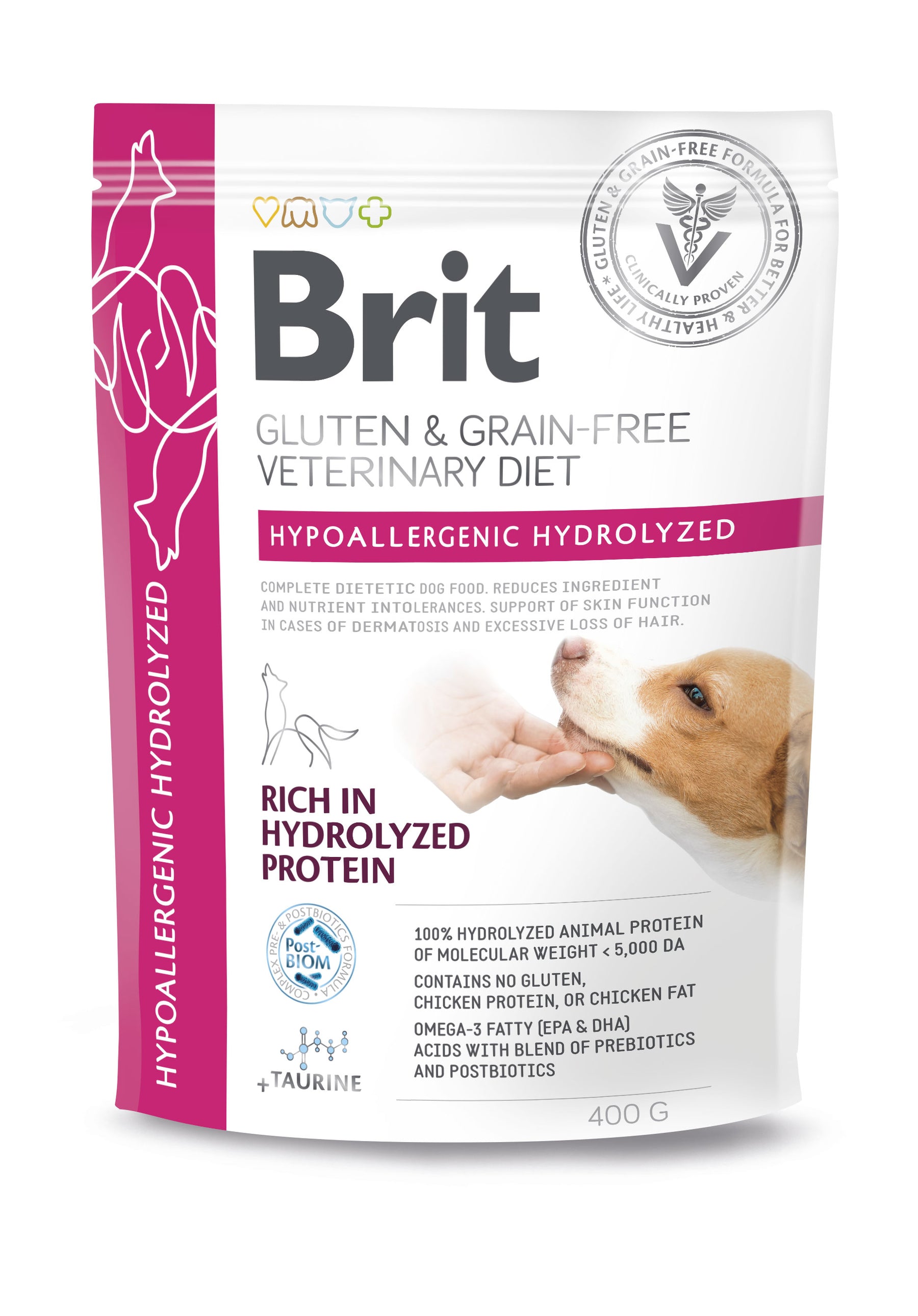 Brit GF Vet Diet Dog Hypoallergenic Hydrolyzed koiralle