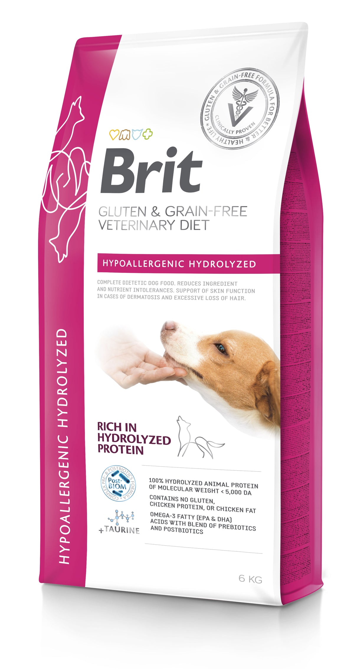 Brit GF Vet Diet Dog Hypoallergenic Hydrolyzed koiralle