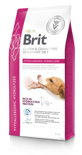 Brit GF Vet Diet Dog Hypoallergenic Hydrolyzed koiralle
