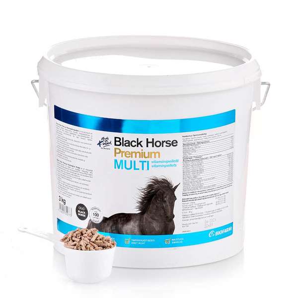 Black Horse Premium MULTI vitamiinipelletti 3 kg