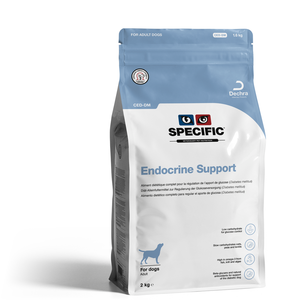 Specific CED-DM Endocrine Support koiralle 2 kg