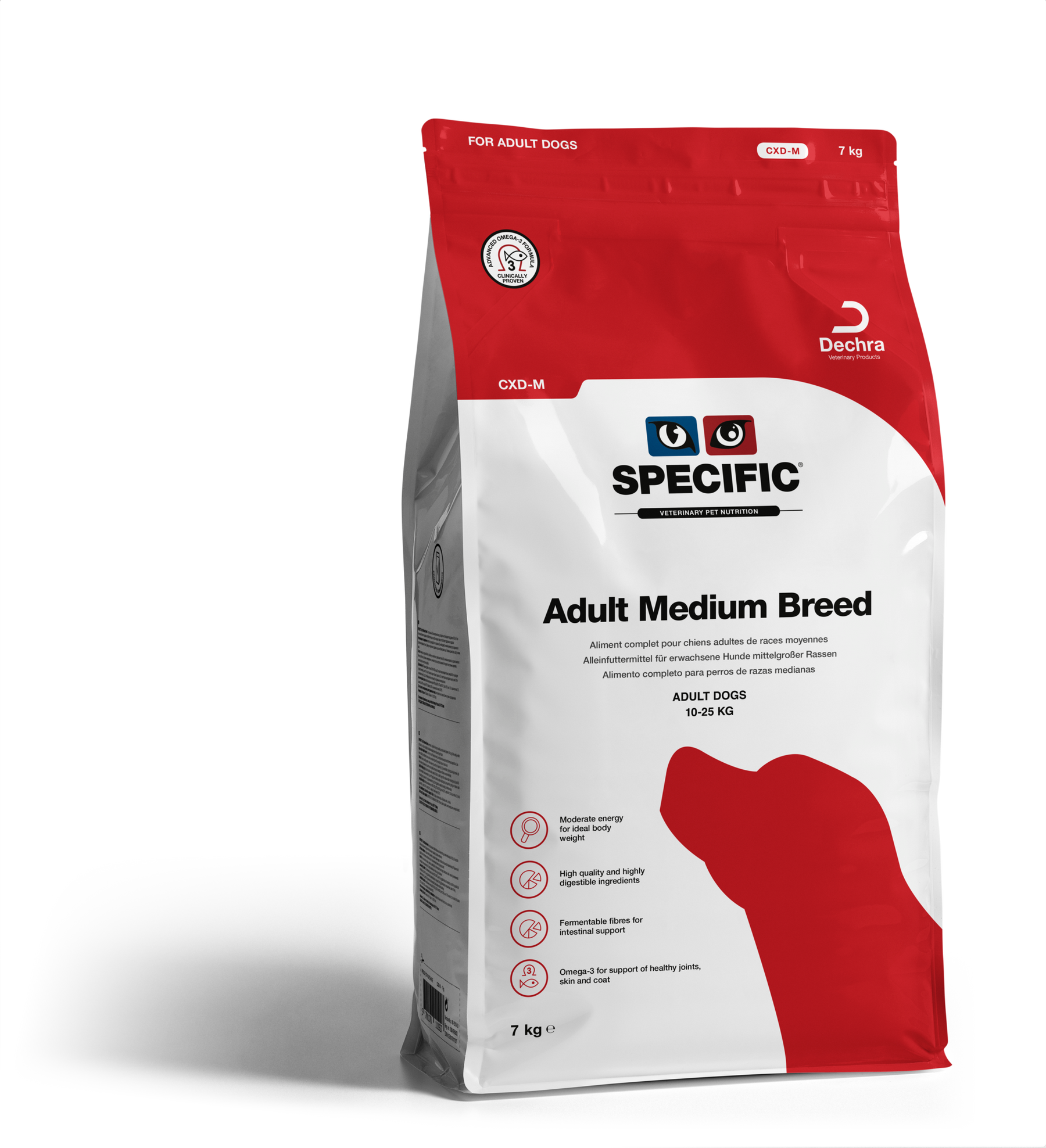 Specific CXD-M Adult Medium Breed koiralle 7 kg PÄIVÄYSTARJOUS
