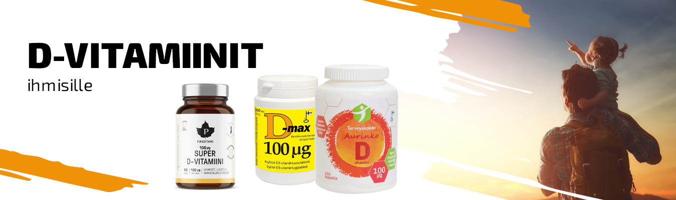 D-vitamiinit ihmisille