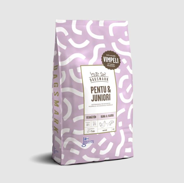 Dagsmark Pentu & Juniori koiralle 10 kg PÄIVÄYSTARJOUS
