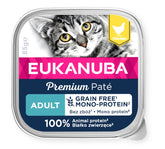 Eukanuba Cat GF Adult Chicken Mono-Protein Patee 85 g MAISTELUPAKKAUS PÄIVÄYSTARJOUS