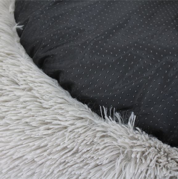 Brava Fluffy rauhoittava peti beige koko XL
