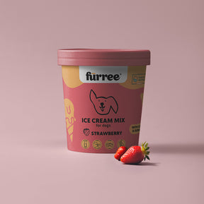 Furree Ice Cream Mix koirille Mansikka 60g 10 annosta
