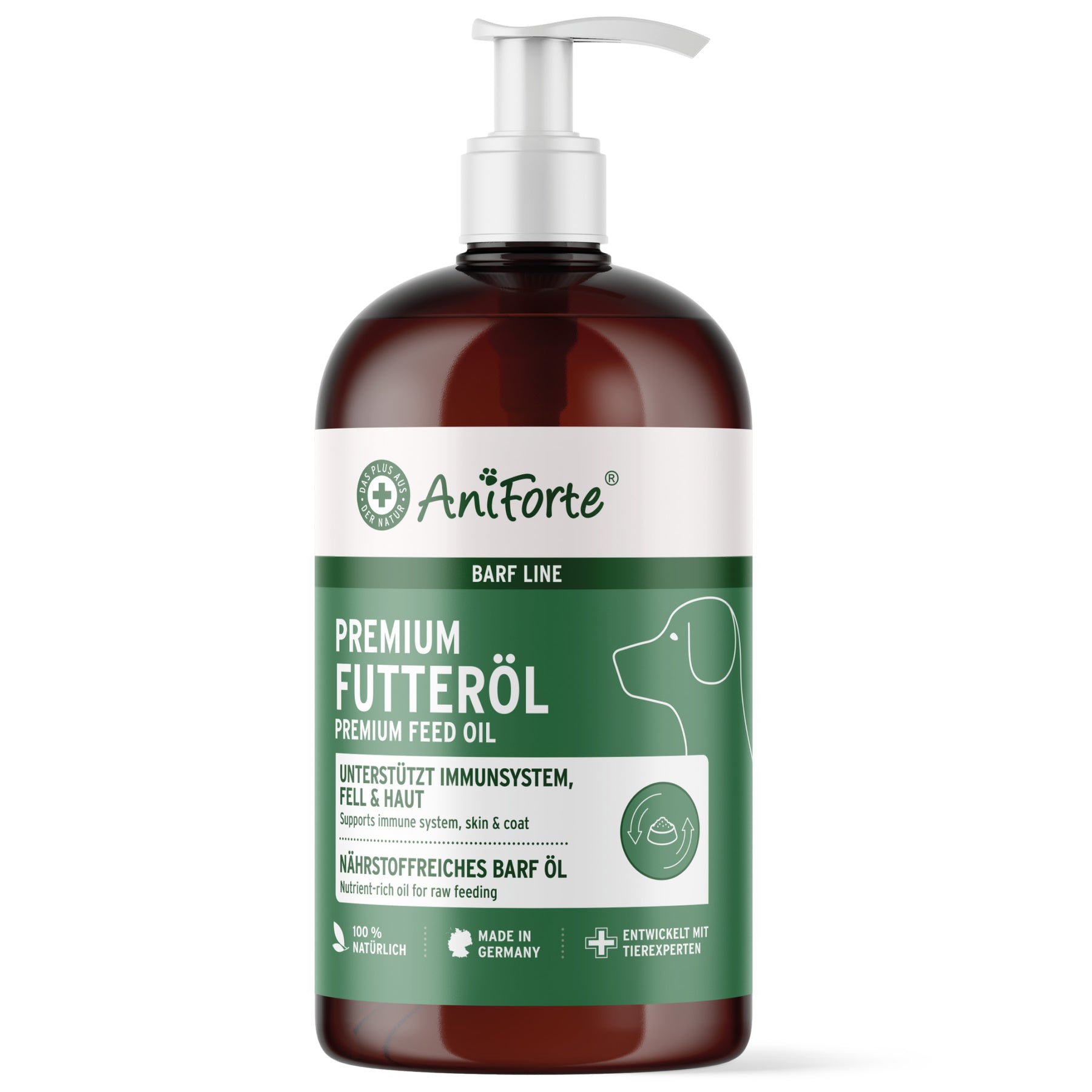 AniForte BARF Ruokintaöljy lisäravinne koiralle 500 ml
